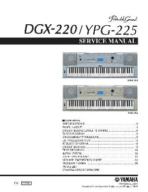 Service manual Yamaha DGX-220, YPG-225 ― Manual-Shop.ru
