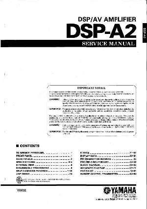 Сервисная инструкция Yamaha DSP-A2 ― Manual-Shop.ru