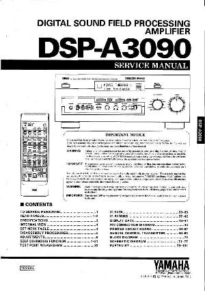 Сервисная инструкция Yamaha DSP-A3090 ― Manual-Shop.ru