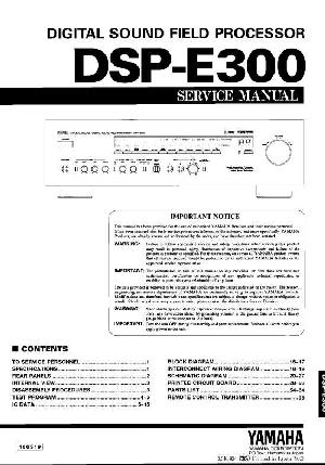 Service manual Yamaha DSP-E300  ― Manual-Shop.ru