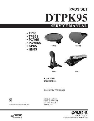 Сервисная инструкция Yamaha DTPK95 ― Manual-Shop.ru