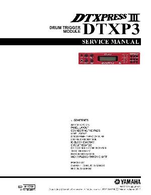 Сервисная инструкция Yamaha DTXP3 ― Manual-Shop.ru