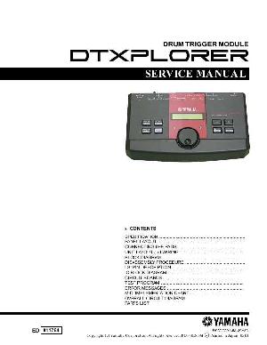 Сервисная инструкция Yamaha DTXPLORER ― Manual-Shop.ru