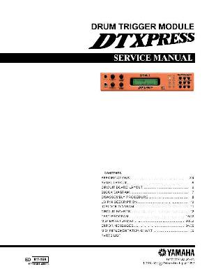 Сервисная инструкция Yamaha DTXPRESS ― Manual-Shop.ru