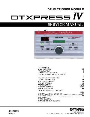 Сервисная инструкция Yamaha DTXPRESS-4 ― Manual-Shop.ru