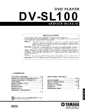 Сервисная инструкция Yamaha DV-SL100  ― Manual-Shop.ru