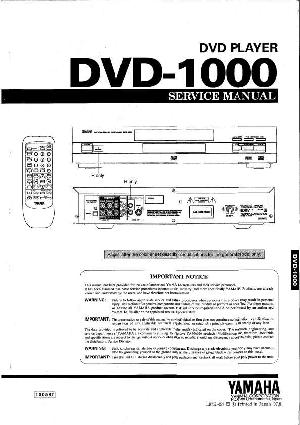 Service manual Yamaha DVD-1000  ― Manual-Shop.ru