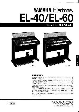 Сервисная инструкция Yamaha EL-40, EL-60  ― Manual-Shop.ru