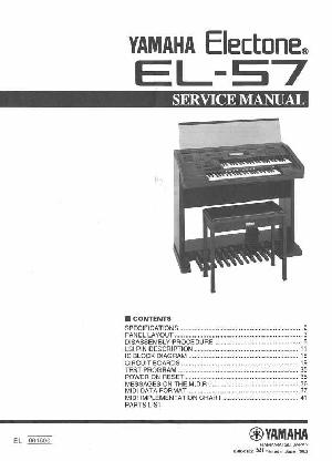 Сервисная инструкция Yamaha EL-57  ― Manual-Shop.ru