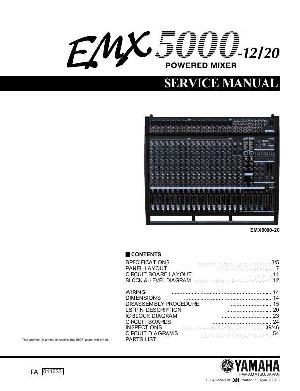 Сервисная инструкция Yamaha EMX-5000 ― Manual-Shop.ru
