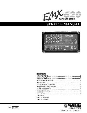 Service manual Yamaha EMX-620 ― Manual-Shop.ru