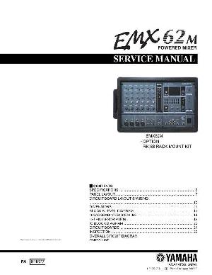 Сервисная инструкция Yamaha EMX-62M ― Manual-Shop.ru