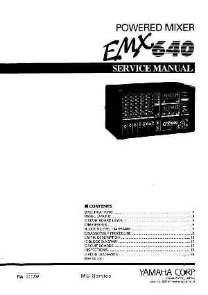 Service manual Yamaha EMX-640 ― Manual-Shop.ru