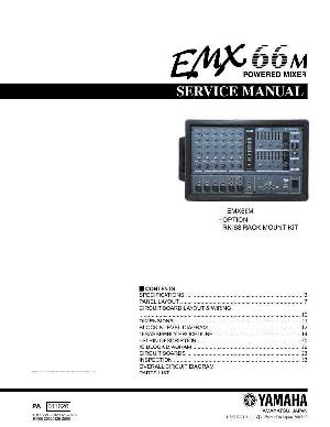Сервисная инструкция Yamaha EMX-66M ― Manual-Shop.ru