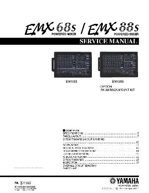 Сервисная инструкция Yamaha EMX68S, EMX88F ― Manual-Shop.ru