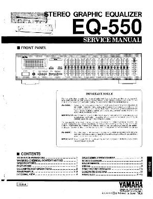 Сервисная инструкция Yamaha EQ-550 ― Manual-Shop.ru