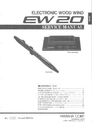 Сервисная инструкция Yamaha EW20 ― Manual-Shop.ru