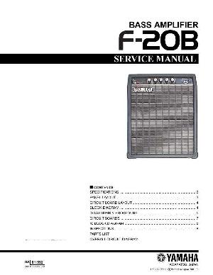 Сервисная инструкция Yamaha F-20B ― Manual-Shop.ru
