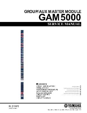 Сервисная инструкция Yamaha GAM5000 ― Manual-Shop.ru