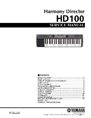 Сервисная инструкция Yamaha HD-100 ― Manual-Shop.ru