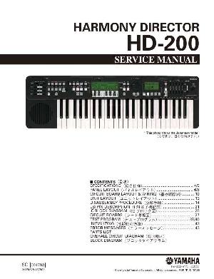 Сервисная инструкция Yamaha HD-200 ― Manual-Shop.ru