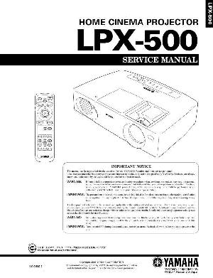 Service manual Yamaha LPX-500 ― Manual-Shop.ru