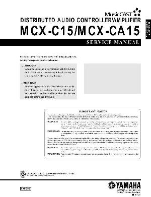 Сервисная инструкция Yamaha MCX-C15, MCX-CA15 ― Manual-Shop.ru