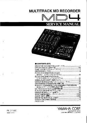 Сервисная инструкция Yamaha MD4 ― Manual-Shop.ru