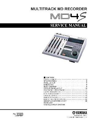Service manual Yamaha MD4S ― Manual-Shop.ru