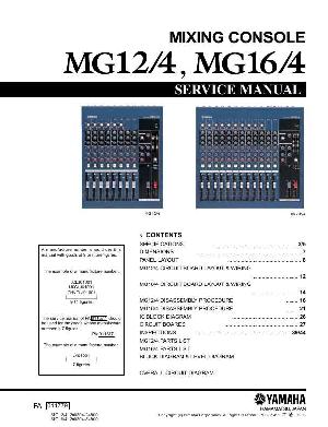 Service manual Yamaha MG-12-4, MG16-4  ― Manual-Shop.ru