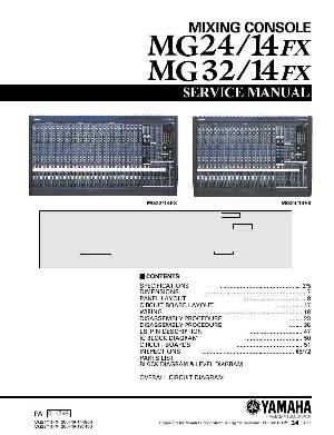 Сервисная инструкция Yamaha MG-24-14FX, MG32-14FX  ― Manual-Shop.ru