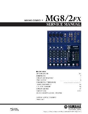 Сервисная инструкция Yamaha MG8, 2FX ― Manual-Shop.ru