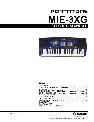 Сервисная инструкция Yamaha MIE-3XG ― Manual-Shop.ru