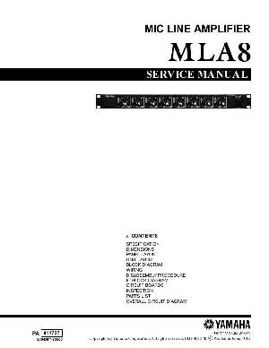 Service manual Yamaha MLA8 ― Manual-Shop.ru