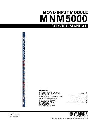 Сервисная инструкция Yamaha MNM5000 ― Manual-Shop.ru