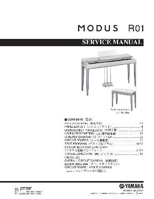 Сервисная инструкция Yamaha MODUS R01 ― Manual-Shop.ru