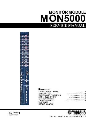 Сервисная инструкция Yamaha MON5000 ― Manual-Shop.ru