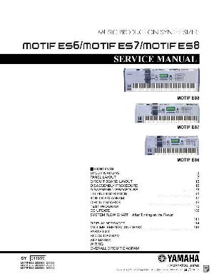 Сервисная инструкция Yamaha MOTIF-ES6, MOTIF-ES7, MOTIF ES8 ― Manual-Shop.ru