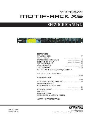 Service manual Yamaha MOTIF RACK XS ― Manual-Shop.ru