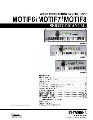 Сервисная инструкция Yamaha MOTIF6, MOTIF7, MOTIF8 ― Manual-Shop.ru
