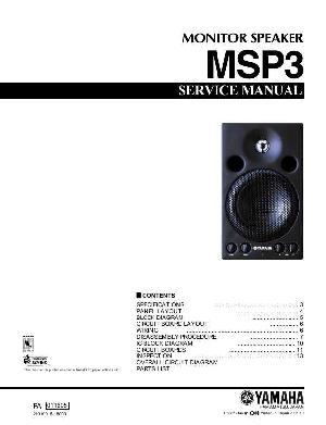 Сервисная инструкция Yamaha MSP3 ― Manual-Shop.ru