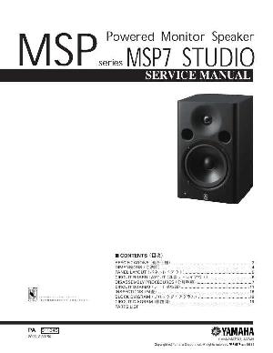 Сервисная инструкция Yamaha MSP7 ― Manual-Shop.ru