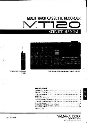 Service manual Yamaha MT120 ― Manual-Shop.ru