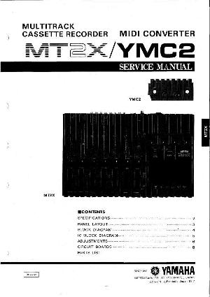 Service manual Yamaha MT2X, YMC2 ― Manual-Shop.ru
