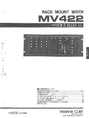 Service manual Yamaha MV422 ― Manual-Shop.ru