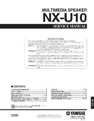 Сервисная инструкция Yamaha NX-U10  ― Manual-Shop.ru