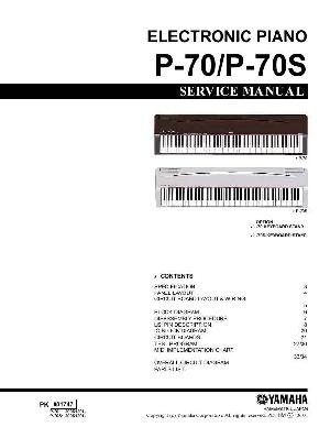 Сервисная инструкция Yamaha P-70, P-70S ― Manual-Shop.ru