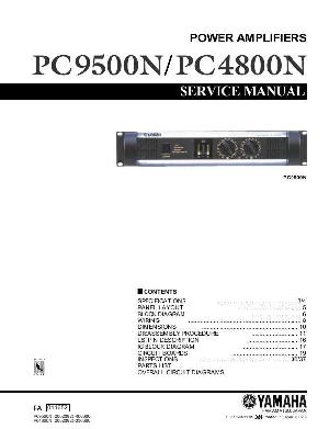 Сервисная инструкция Yamaha PC4800N, PC9500N ― Manual-Shop.ru