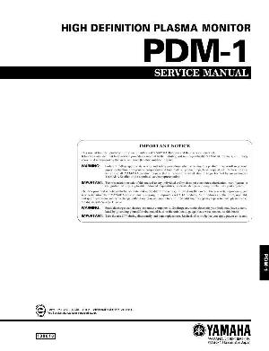 Сервисная инструкция Yamaha PDM-1 ― Manual-Shop.ru