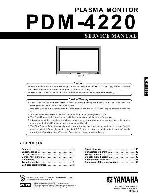 Сервисная инструкция Yamaha PDM-4220 ― Manual-Shop.ru